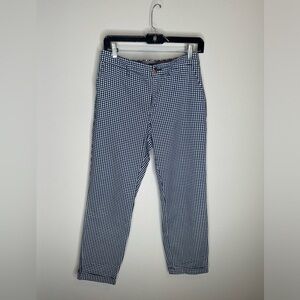 Tommy Hilfiger blue and white pants women size 8